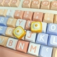 1pc Egg Toast Bread Artisan Clay Food Keycaps ESC MX for Mechanical Gaming Keyboard
